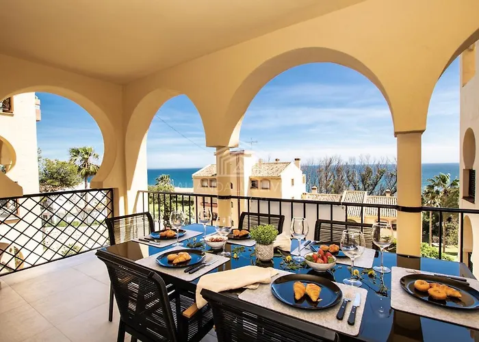 Contemporary Loft Style Apartment With Amazing Sea Views And With Direct Access To The Beach From The Community